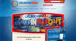 Desktop Screenshot of oklahomagoldgymnastics.com